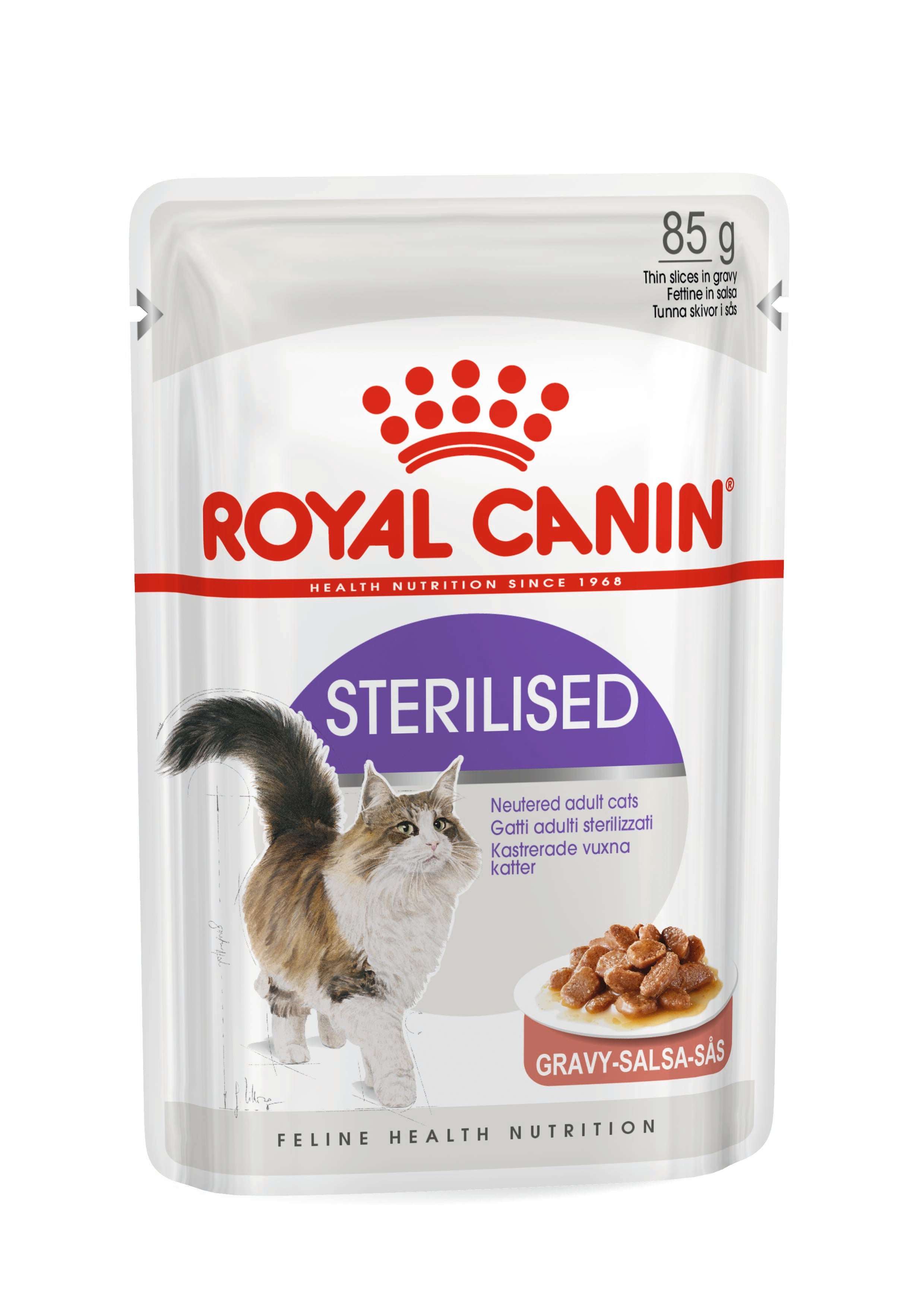 Royal Canin STERILISED 0,085 кг Корм для котов соус