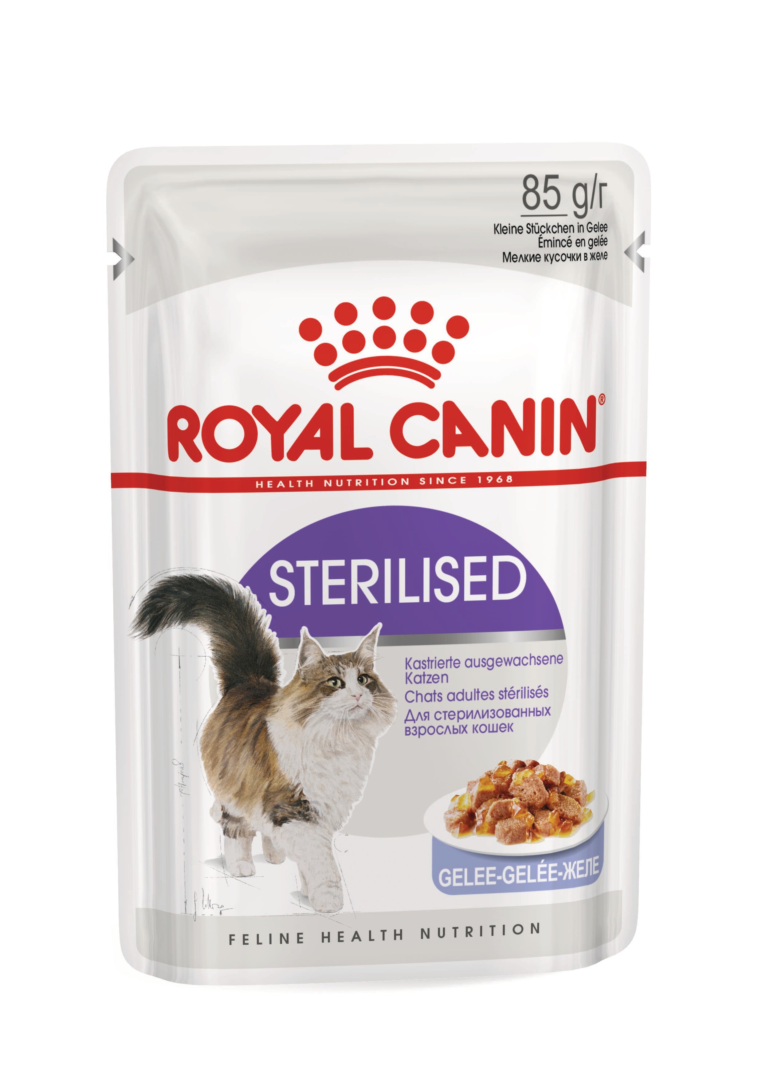 Royal Canin STERILIZED JELLY 85 G, корм для котів